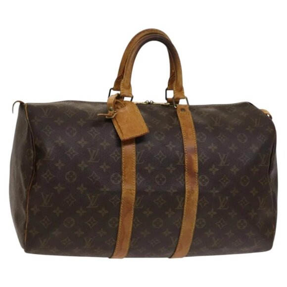 LOUIS VUITTON Monogram Keepall 45 Boston Bag M41428 LV Auth 134772 - Picture 2 of 16